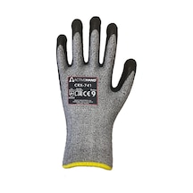 Actıvehand Crx-741 D Kesilme Dirençli Latex İş Güvenliği Eldiveni Siyah