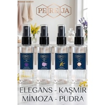 4 Lü Kolonya 50 Ml Elegance-mimoza-pudra-kaşmir