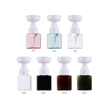 Beyaz 250 Ml Sabun Şişesi Köpük Losyonlar Doldurulabilir Şişe Çiçek Pompası Kafa Sabun Şampuan Kozmetik Kare Basit Yaratıcı Boş Şişe Beyaz