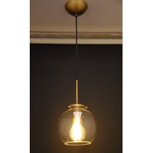 Dekoratif Camlı Pirinç Kaplama Askı Takımlı Sarkıt (411068608)
