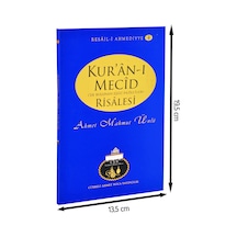 Cübbeli Ahmed Hoca Kur'Anı Mecid Risalesi-1156