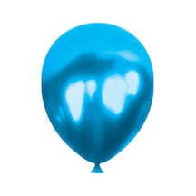 12 Inç Standart Boy Metalik Balon 50 Adet Lacivert A