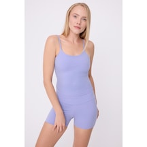 Intense Extrafıt Atletik Spor & Aktif Yaşam Atlet Tank Top -2682 Lavanta Sisi