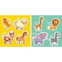 Bluefocus Baby Puzzle Vahşi Ve Çiftlik Hayvanları Puzzle Seti