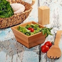 Ahşap Salata Tabağı