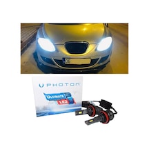 Seat Leon Mk2 Led Xenon Kısa Far Ampulü H7 Ultimate 9500 Lumens Yeni Seri Beyaz