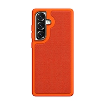 Nettech Samsung Galaxy S24 Fe Uyumlu Nt-n121 Deri Arka Koruma Kılıf - Gri