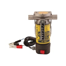Düzey 24 Volt 1''Çıkışlı Dıştan Çekme Mazot Süt Yağ Aktarma Sıvı Transfer Pompası