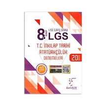 8.Sınıf LGS T.C. İnkılap Tarihi ve Atatürkçülük Deneme- Karekök Eğitim Yayın