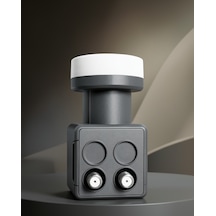 Twin Lnb Çift Çıkışlı Ku Band 4k Ultra Hd Uyumlu 0.1 Db Model