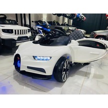 Bugatti Akülü Araba 12V 0-4 Yaş Beyaz