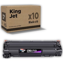 Kingjet Canon Uyumlu Crg-713 Standart Kapasiteli 10'lu Paket Çipli Uyumlu Toneri Lbp3250