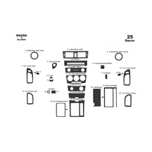 Mazda 3 Torpido Kaplama 2004-2009 25 Parça Karbon