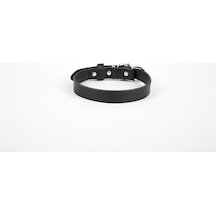 Doggie Deri El Yapımı Köpek Boyun Tasması 1,5x20-26 Cm Siyah Diğer