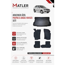 Fiat Palio 2012 Model 4d Ekstra Havuzlu Paspas Ve Bagaj Havuzu Set