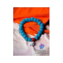 Cam Bodrum Boncuk Charm Nazar Boncuk Bileklik Nazar Boncuklu Bileklik Mavi 74305884