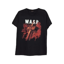 Stoned&Fame W.a.s.p Baskılı T-shirt SIYAH