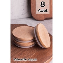 Snippy Bella Milla Soft Kapak 8'li Ahşap Vakumlu Kapak Elysia Timeless Uyumlu Ahşap