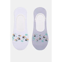 Penti Parrots 2li Lila Babet Çorabı Pembe