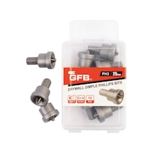 Gfb 2557 Şapkalı Yıldız Ph2x25 Mm Bits Uç 10 Adet