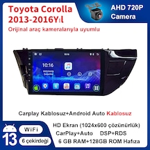 Toyota Corolla 2013-2016 Yıl Multimedya 6-128 Gb Navigasyon