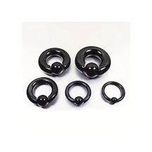 Willowhaven 1 Adet Sağlam Küresel Burun Halkası - Gümüş 4x14x8mm Endüstriyel Piercing Diğer