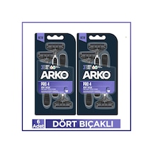 Arko Men Pro4 Dört Bıçaklı Tıraş Bıçağı 6 Adet