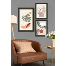 Parçalı Çerçeve Görünümlü Mdf Tablo Seti Dns Çok Renkli - 713605820 Çok Renkli