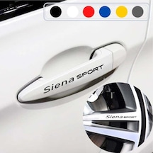 Fiat Siena Için Kapı Kolu Ve Jant Sticker (10 Adet)