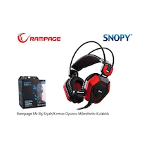 Rampage Sn-r5 X-core Siyah-kırmızı Oyuncu Mikrofonlu Kulaklık Usb Kdo