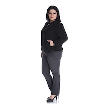 Myline Arka Cepleri Nakışlı 5 Cep Denim Pantolon