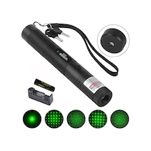Wison Ws-503 100mw 3.7v 3200 Mah Desen Başlıklı Şarjlı Yeşil Lazer Pointer Timya/go1395 200893 Çok Renkli