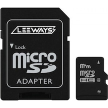 Leeways 16gb Hafıza Kartı 100mb Okuma/yazma Hızı Adaptörlü