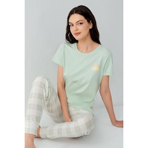 Arnetta Ar3576-s Bayan Pijama Takım Yeşil