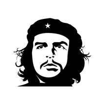 Che Guevara Oto Sticker Siyah 20 17 Cm