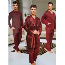 Fulyam Damat Seti 5 Parça Penye Saten Lüx Fly004