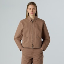The North Face Cedar Canvas Work Jacket Kadın Ceket-32318 Kahverengi