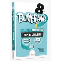 Günay Bumerang 8. Sınıf Fen Bilimleri Konu Konu 32 Haftalık Denem