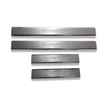 Dacia Sandero Uyumlu Kapı Eşiği 4 Parça 2007-2012 Paslanmaz Krom