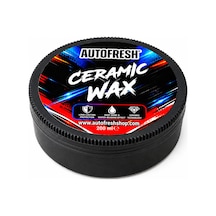 Autofresh Titanyum Seramik Wax Araç Parlatıcı Canuaba Wax 175 G + Sünger ve Mikrofiber Bez