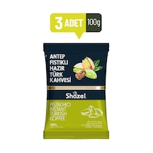 Shazel Antep Fıstıklı Hazır Türk Kahvesi 3 x 100 G