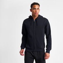 Lescon Lacivert Erkek Fermuarlı Kapüşonlu Sweatshirt 26s-1263-26n