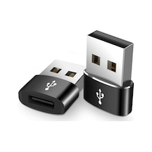 BK Teknoloji USB Erkek To Type-C Dişi Adaptör Şarj Data Çevirici