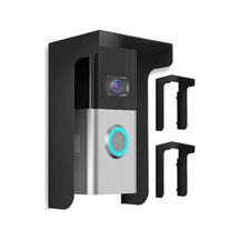 Pazly Dayanıklı Metal Kapı Zili Kapağı Seti - 2 Adet, Su Geçirmez, 14.5x8.7x5.5 Cm Siyah Siyah