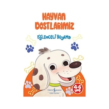 Hayvan Dostlarımız - Eğlenceli Boyama- İş Bankası Kültür Yayınları