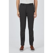 İmza Koyu Antrasit Esnek Yandan Cepli Casual Slim Fit Jogger Pantolon 1003250157 Koyu Antrasit