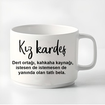 Duble Türk Kahvesi Fincanı & Espresso Öğretmenler Gününe Özel 180 Ml Beyaz