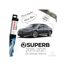 Skoda Superb Muz Silecek Takımı 2015-2021 Bosch Aerotwin