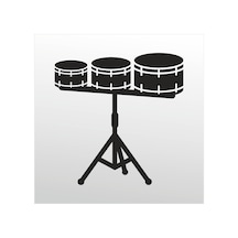 Folyo Sticker Üçlü Tumba 200cm Uzunluk Siyah