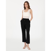 Pierre Cardin Kadın Siyah Pantolon Kanvas-chino 50301256-vr046 Siyah